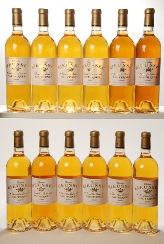 Chateau Rieussec 2009 Sauternes 12 Bts IN BOND