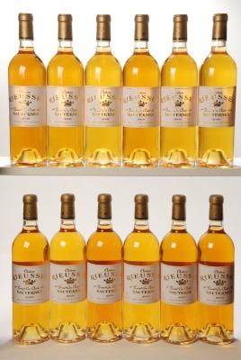 Chateau Rieussec 2009 Sauternes 12 Bts IN BOND