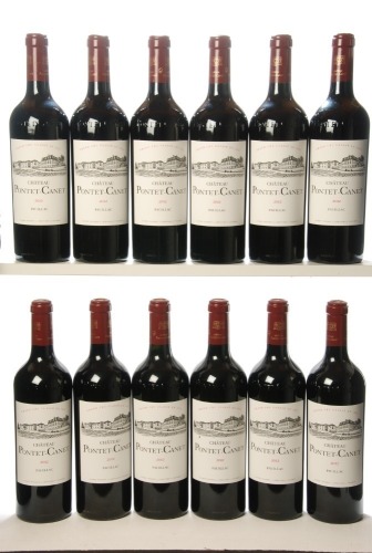 Chateau Pontet Canet 2012 Pauillac 12 Bts OWC IN BOND