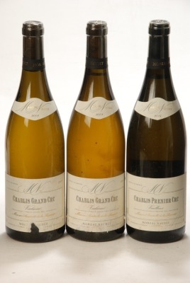 Chablis Grand Cru Vaumur 2014 Domaine Moreau-Naudet 2 bts Chablis 1er Cru Vaillons 1er Cru 2014 Domaine Moreau-Naudet 1 bt Above 3 bts