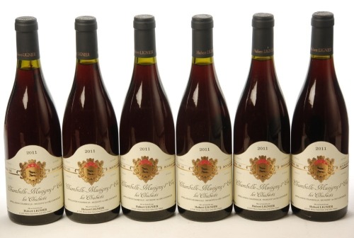 Chambolle Musigny 1er Cru Les Chabiots 2011 Domaine Hubert Lignier 6 Bts OCC In Bond