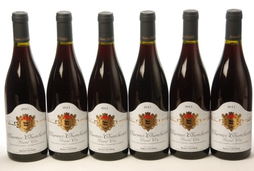 Charmes Chambertin Grand Cru 2011 Domaine Hubert Lignier 6 Bts OCC in Bond