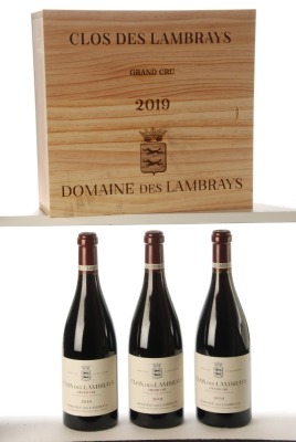 Clos des Lambrays Grand Cru 2019 Domaine des Lambrays 3 Bts OWC IN BOND