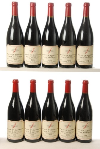 Nuits Saint Georges 1er Cru Les Boudots 2006 Domaine Jean Grivot 10 Bts