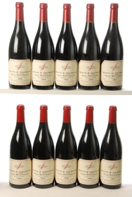 Nuits Saint Georges 1er Cru Les Boudots 2006 Domaine Jean Grivot 10 Bts