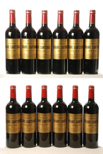 Ch&acirc;teau Brane Cantenac 2005 Margaux 12 Bts
