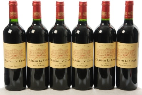 Chateau Le Crock 2009 Saint Estephe 6 Bts OWC