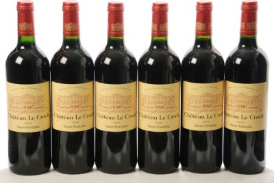 Chateau Le Crock 2009 Saint Estephe 6 Bts OWC