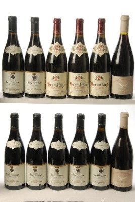 Monier de la Sizeranne Hermitage 2011 Maison Chapoutier 5 Bts Monier de la Sizeranne Hermitage 2006 Maison Chapoutier 2 Bts Hermitage 2007 Domaine du Colombier 2 Bts Hermitage 2009 Mark Sorrel 3 Bts Above 12 Bts