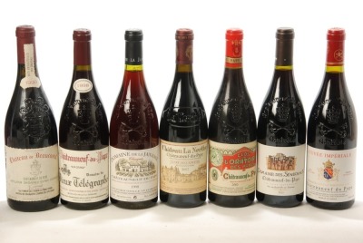 Chateauneuf du Pape Chateau du Beaucastel 1999 1 Bt Chateauneuf du Pape Clos de L oratoire des Papes 2010 1 Bt Chateauneuf du Pape Domaine des Senechaux 2010 1 Bt Chateauneuf du Pape Cuvee Chaupin Domaine de la Janasse 1998 1 Bt Chateauneuf du Pape C