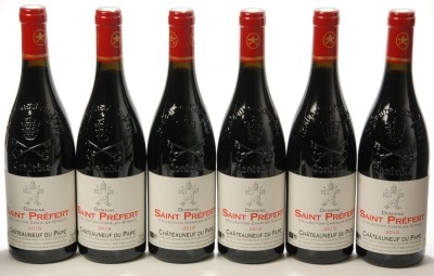 Chateauneuf du Pape Collection Charles Giraud 2019 Domaine Saint Prefert 6 Bts OCC In Bond