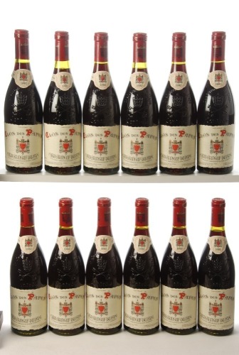 Chateauneuf-du-Pape Clos des Papes 1990 Avril 12 Bts