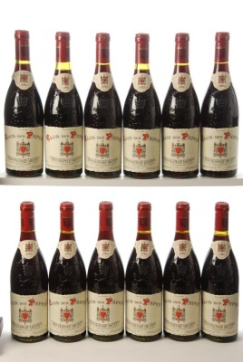 Chateauneuf-du-Pape Clos des Papes 1990 Avril 12 Bts