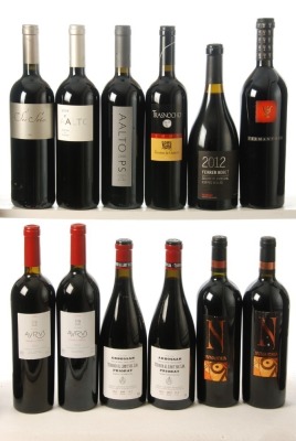 Ferrer Bobet Seleccio Especial Vinyes Velles 2012 Priorat 1 Bt L Arbossar Terroir Al Limit 2013 Priorat 2 Bt Bodegas Aalto 2004 Ribera del Duero 1 Bt Sei Solo 2012 Ribera del Duero 1 Bt Bodegas Aalto PS Pagos Seleccionados Tinto 2000 Ribera del Duero 1 B