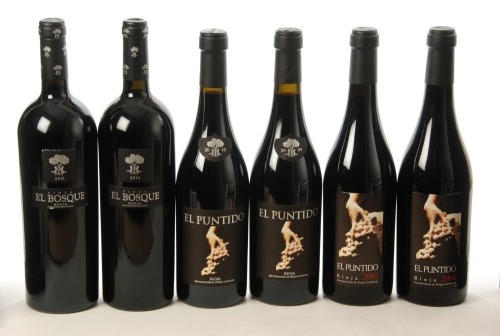 Rioja Vinedos de Paganos El Puntido 2004 1 Bt Rioja Vinedos de Paganos El Puntido 2005 1 Bt Rioja Vinedos de Paganos El Puntido 2009 1 Bt Rioja Vinedos de Paganos El Puntido 2010 1 Bt Rioja Sierra Cantabria Finca El Bosque 2012 1 Bt Rioja Sierra Cant