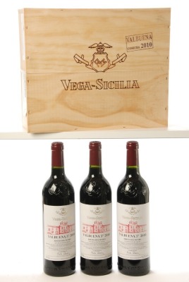 Vega Sicilia Valbuena 2010 Ribera del Duero 3 Bts OCC IN BOND