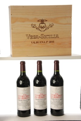 Vega Sicilia Valbuena 2016 Ribera del Duero 3 Bts OCC IN BOND
