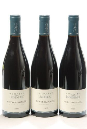 Vosne Romanee 2022 Domaine Lecheneaut 3 Bts In Bond