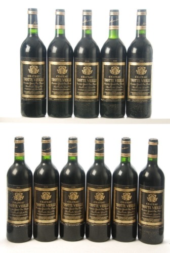 Chateau Trotte Vieille Premier Grand Cru Classe 2000 Saint Emilion Grand Cru 11 Bts OWC