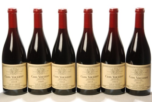 Clos Vougeot Mixed Case Domaine Louis Jadot 1each 2009 10 11 12 13 14 6 Bts IN BOND