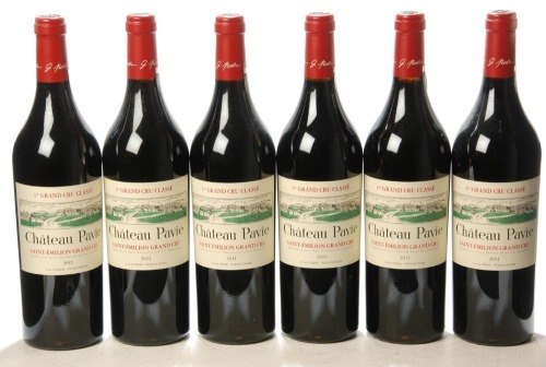 Chateau Pavie 2011 Saint Emilion 6 Bts IN BOND