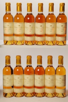 Chateau d Yquem 1996 Sauternes 12 Hlf Bts IN BOND