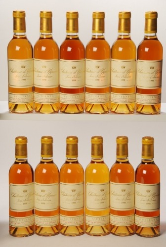Chateau d Yquem 1998 Sauternes 12 Hlf Bts IN BOND