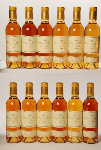 Chateau d Yquem 1998 Sauternes 12 Hlf Bts IN BOND