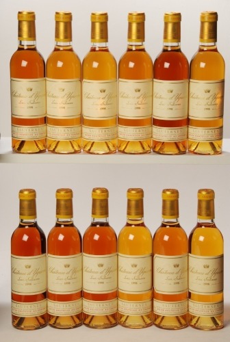 Chateau d Yquem 1998 Sauternes 12 Hlf Bts IN BOND