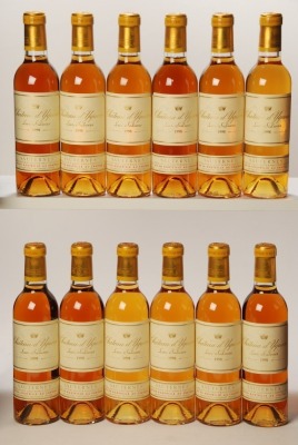 Chateau d Yquem 1998 Sauternes 12 Hlf Bts IN BOND