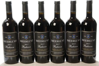 Meerlust Estate Rubicon 2017 6 Bts OCC