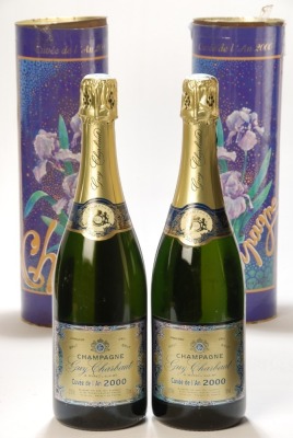 Champagne Guy Charbaut 1er Cru Cuvee de l An 2000 2000 2 Bts