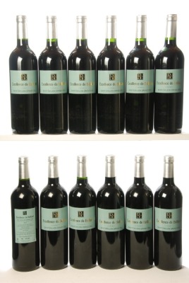 L'Excellence de Belliard Grand Cru 2012 Saint Emilion 12 Bts OWC IN BOND