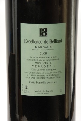 L' Excellence de Belliard de Margaux 2009 1x18 Litre Bt IN BOND
