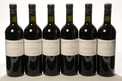 Cheval de Andes 2017 Chateau Cheval Blanc & Terrezas de los Andes Medoza 6 Bts OWC