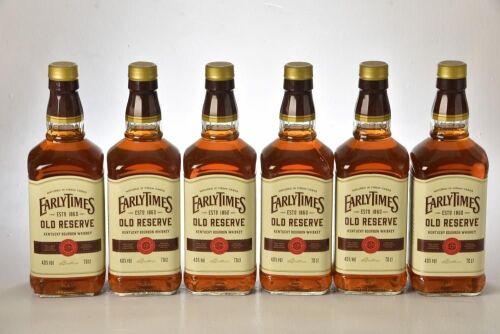 Early Times Old Reserve Bourbon Whisky 6 bts OCC