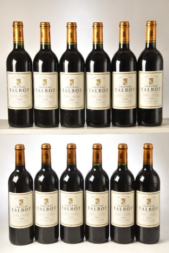 Chateau Talbot 2000 St Julien 12 bts