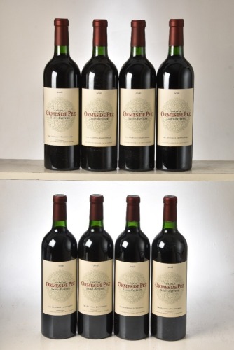 Chateau Les Ormes de Pez 2006 St Estephe 8 bts