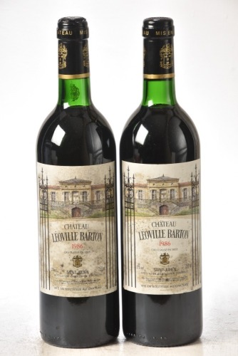Chateau Leoville Barton 1986 2 bt St Julien