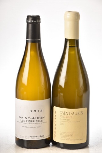 Saint Aubin En Remilly 2013 Pierre-Yves Colin-Morey 2013 1 bt Saint Aubin Les Perrieres 2014 Domaine Jobard 1 bt Above 2 bts