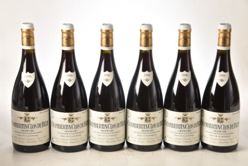 Chambertin Clos de Beze Grand Cru 2006 Domaine Armand Rousseau 6 bts IN BOND