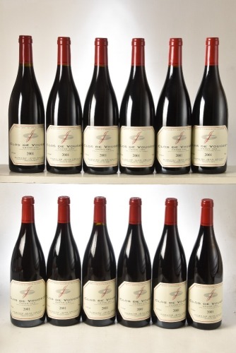 Clos de Vougeot Grand Cru 2001 Domaine Jean Grivot OCC 12 bts