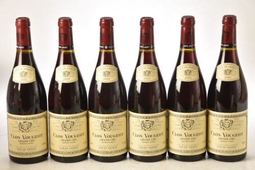 Clos de Vougeot Grand Cru 2001 Domaine Louis Jadot OCC 6 bts