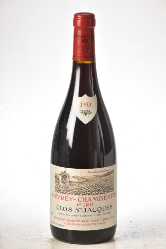 Gevrey Chambertin 1er Cru Clos St Jacques 1993 Domaine Armand Rousseau 1 bt