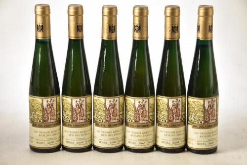 Urziger Wurzgarten Riesling Eiswein GK 2001 JJ Christoffel Erben 6 hf bts In Bond