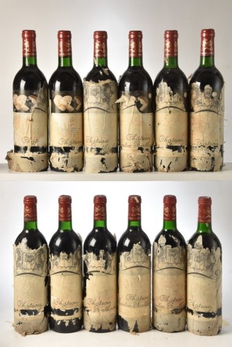 Chateau Mouton Rothschild 1986 Pauillac 12 bts OWC
