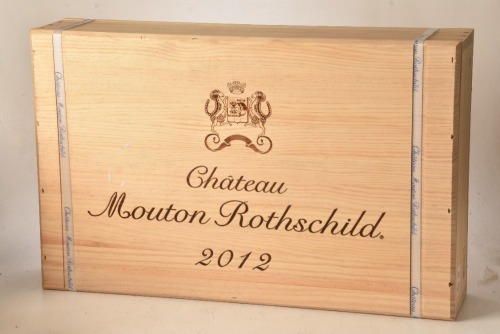 Chateau Mouton Rothschild 2012 Pauillac 6 bts OWC In Bond