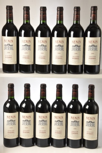 Chateau Nenin 2000 Pomerol 12 bts OWC In Bond