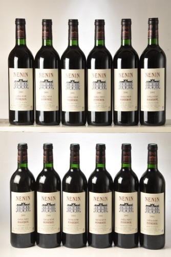 Chateau Nenin 2001 Pomerol 12 bts OWC In Bond