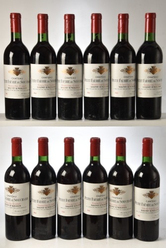 Chateau Petit Faurie de Soutard 1961 St Emilion GC 12 bts OWC In Bond